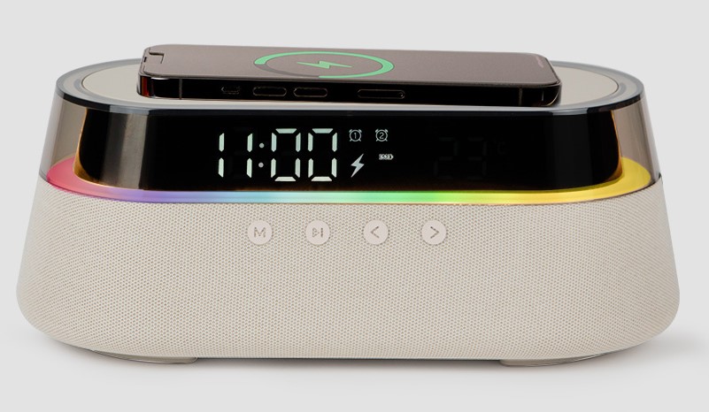 SPEAKER BLUETOOTH 15W LAMPA RGB BE DUDUU COSMO BEIGE X PC/SMARTPHONE da ADDER