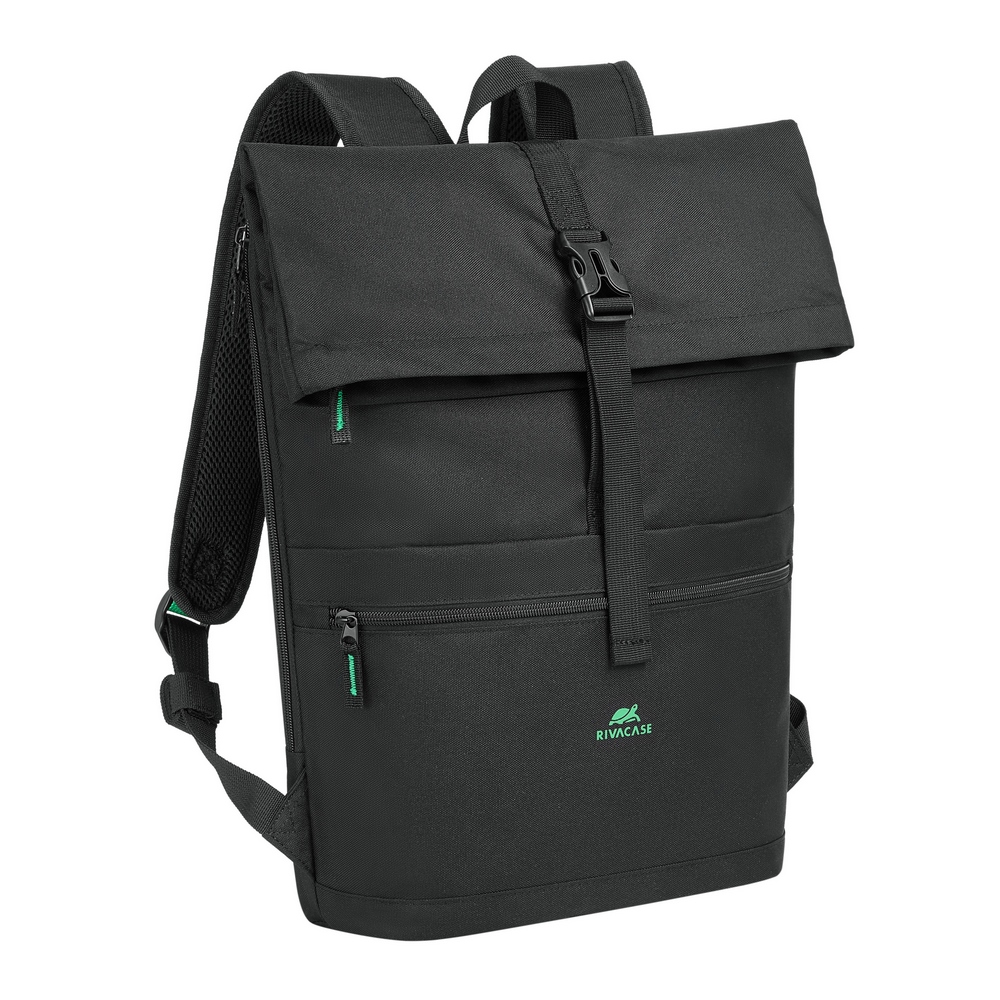 BORSA NB ZAINO 14/15,6 BLACK ECO 15L ROLL UP GREMIO BLACK da ADDER