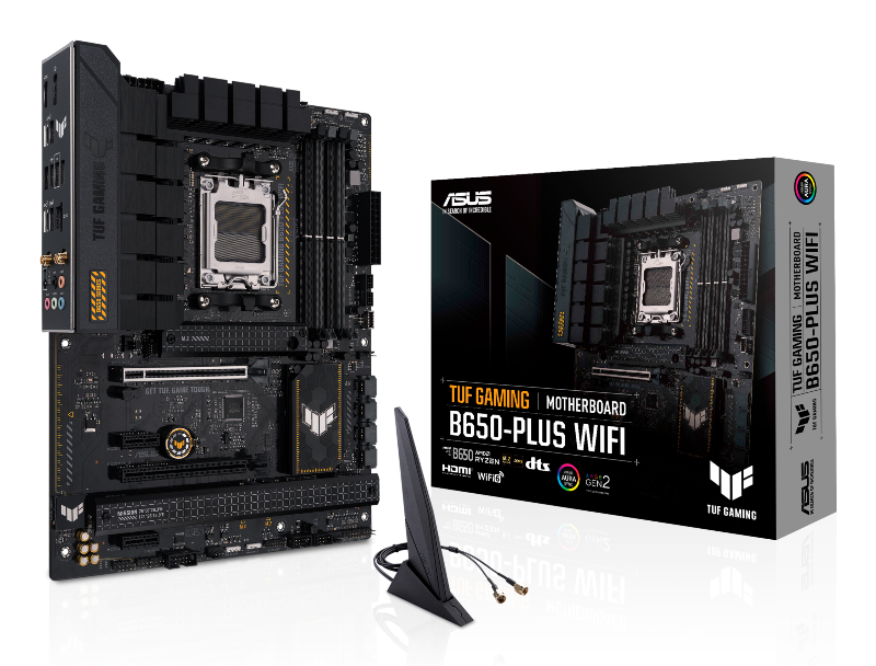 MB ASUS TUF B650-PLUS WIFI AM5 ATX 4D5  U3.2 RAID GBL H/DP da ADDER