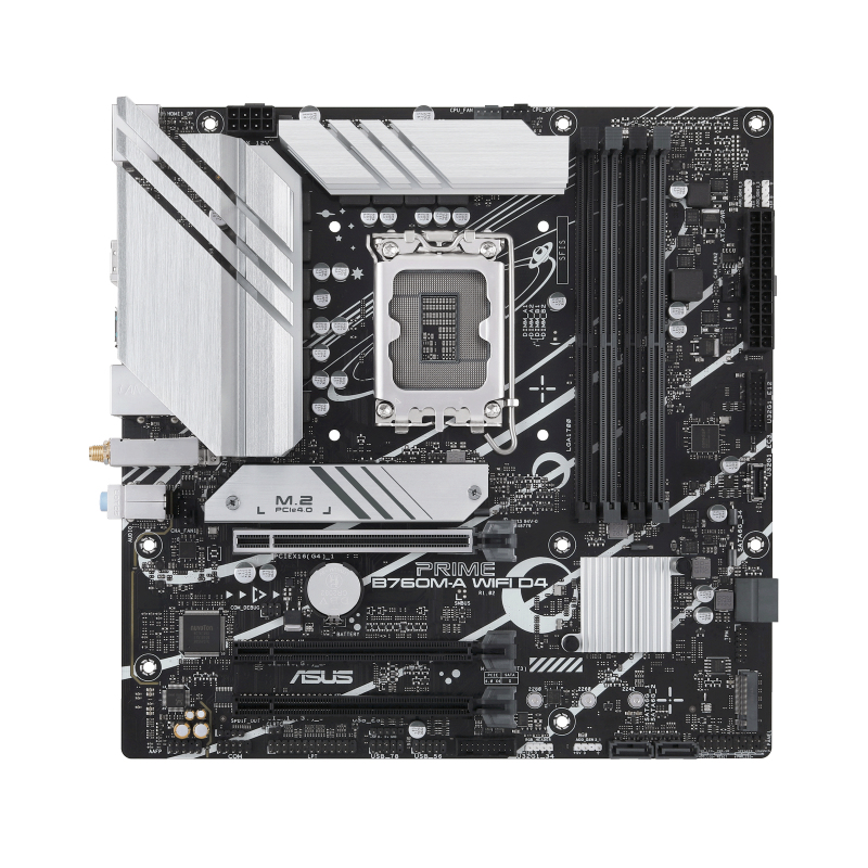 MB ASUS PRIME B760M-A WIFI D4 S1700 4D4 4S3 2M.2 GBL U3.2 DP/2HDMI da ADDER