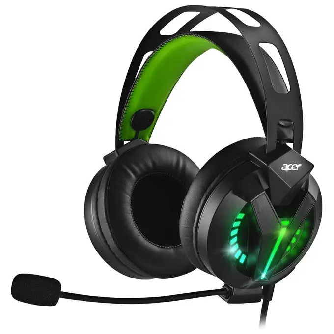 CUFFIA C/MICROFONO USB GAMING ACER GH1200 da ADDER