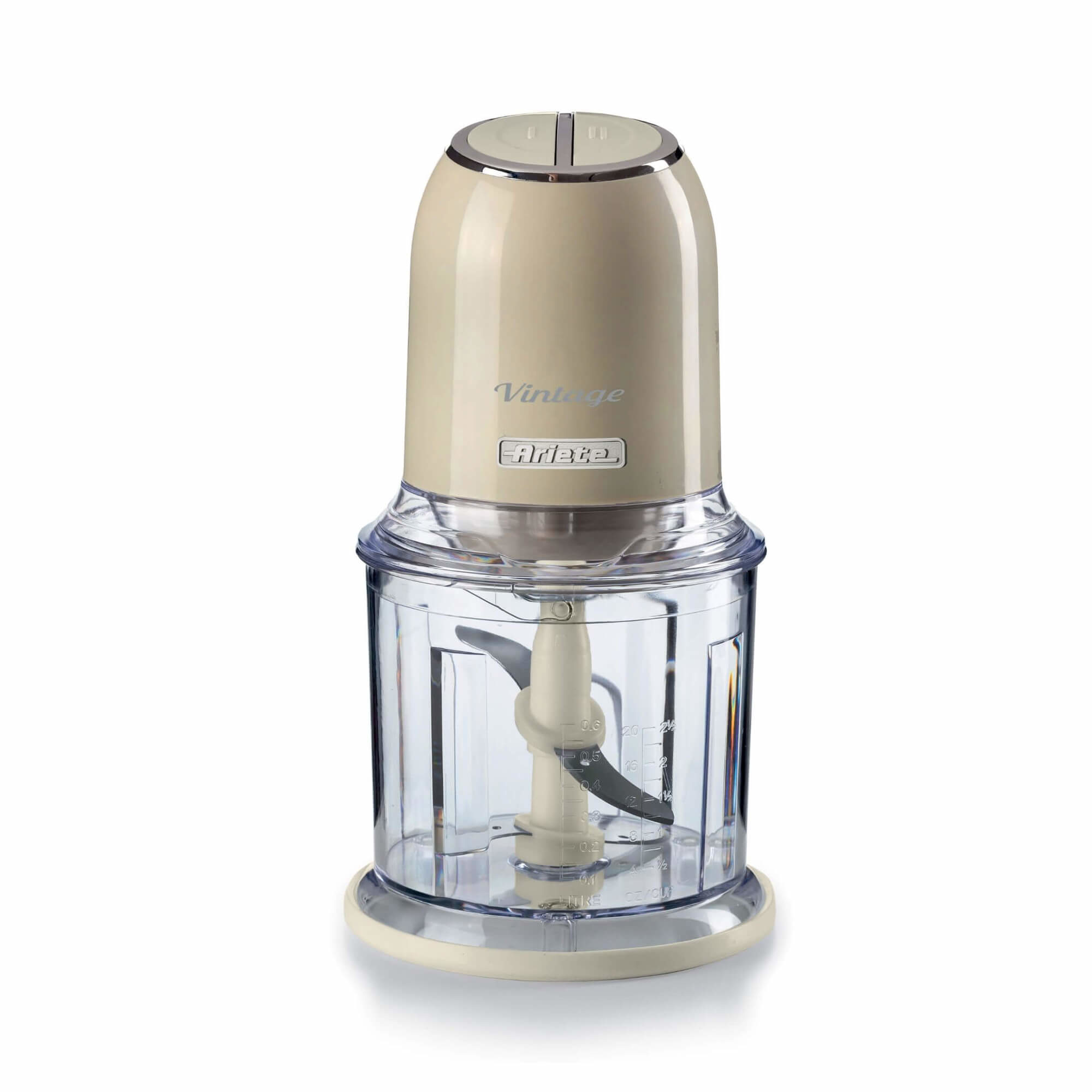 TRITATUTTO CHOPPER 400W INOX 4 LAME 600ML BEIGE da ADDER