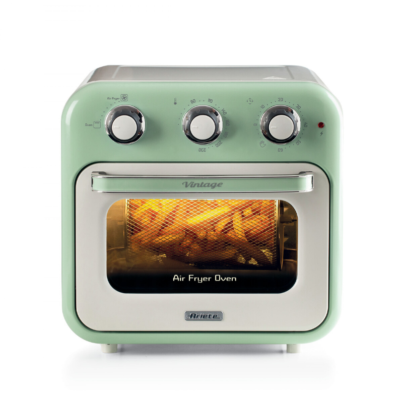 FRIGGITRICE AD ARIA   FORNO 16LITRI SERIE VINTAGE VERDE da ADDER