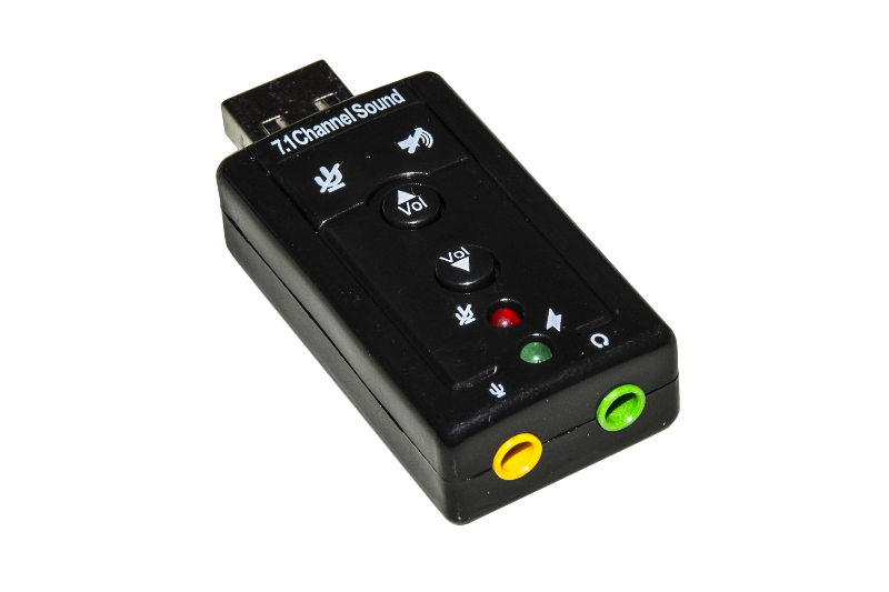 SCHEDA AUDIO USB 2.0 BK PER WINDOWS 10/8/7/VISTA/XP/MAC/LIN da ADDER