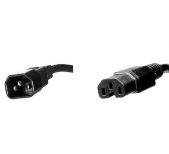 CAVO ALIMENTAZIONE 1,8MT M/F BK PROLUNGA C14-C15 da ADDER