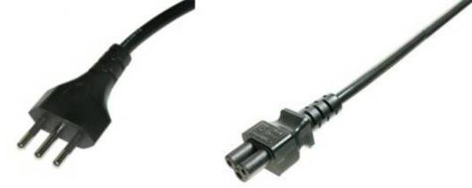 CAVO ALIMENTAZIONE 1MT BK TRIPOLARE NOTEBOOK A SPINA ITALIANA da ADDER
