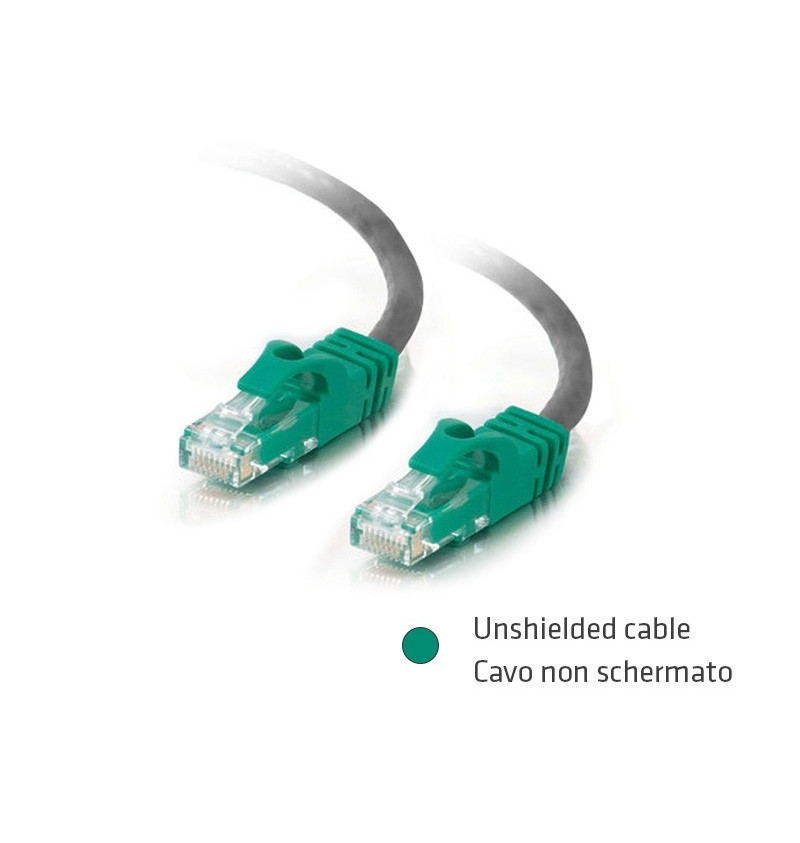 CAVO RETE UTP CAT.5E 0,5MT GR NON SCHERMATO ADJ da ADDER