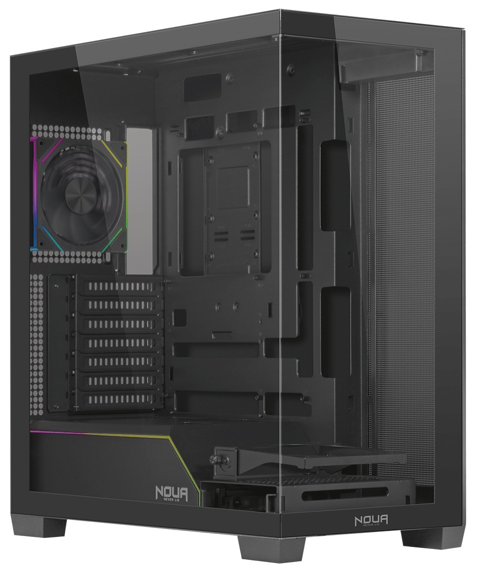 CASE ATX GAMING NO PSU IRON VK120 2USB3 1USBC 1FAN RGB VETRO da ADDER