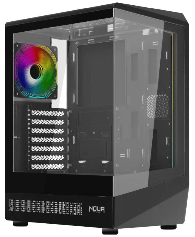 CASE ATX GAMING DEMON TH100 NO PSU 2USB3 0,5MM 1 TYPE C 1FAN ARGB ATX da ADDER