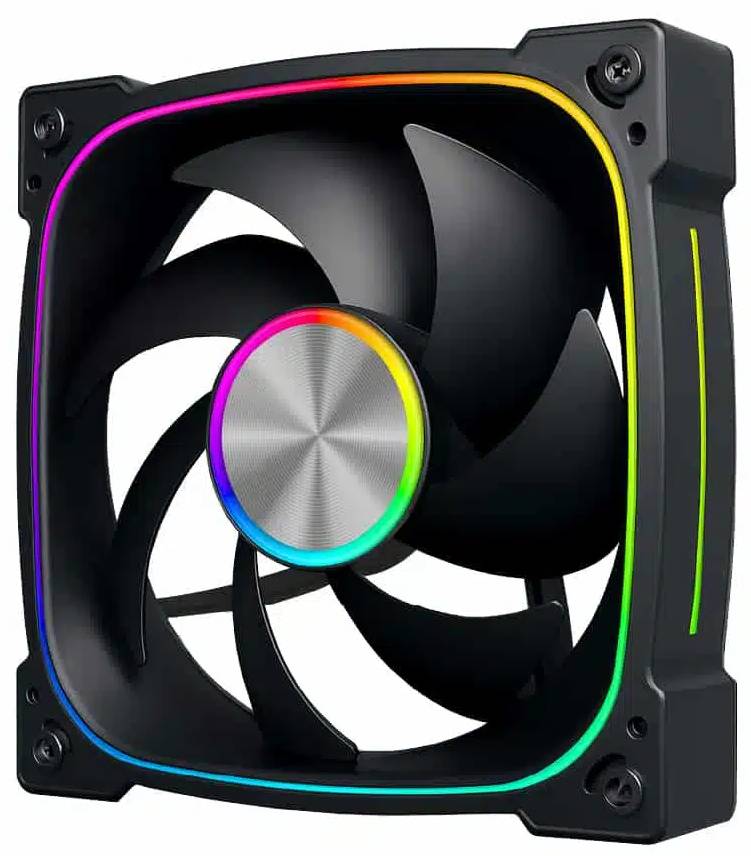 VENTOLA LIPS 120 1FAN 1800RPM ARGB (1FAN) 1800RPM ANTIVIBRATION BLACK da ADDER