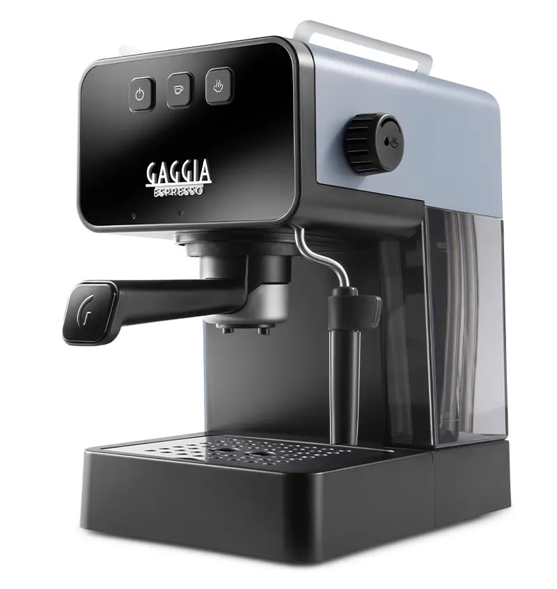 MACCHINA CAFFE GAGGIA DELUXE ITALY EG2111/64 CIALDE MACINATO GRIGIO da ADDER