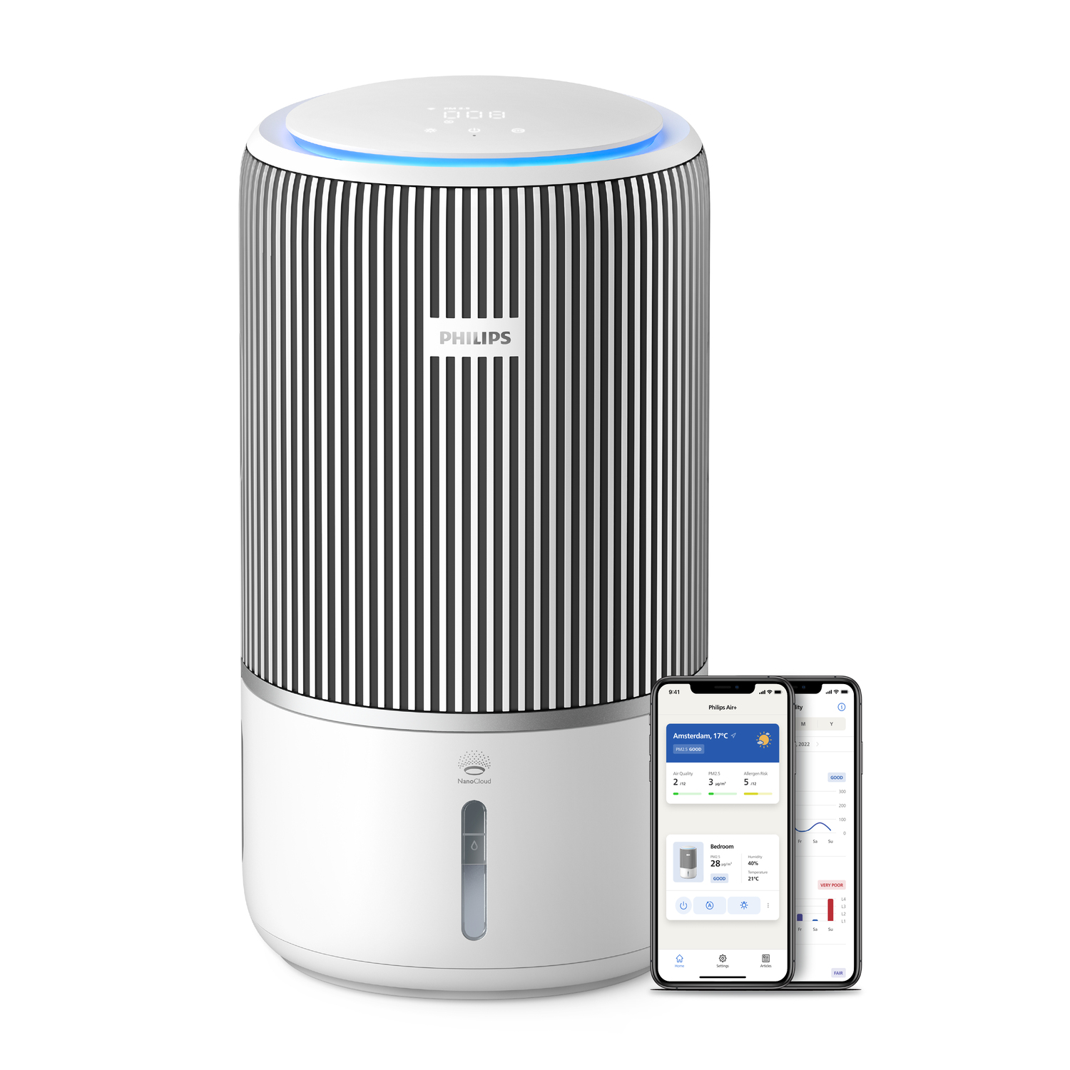 PURIFICATORE PHILIPS CON UMIDIFICA 300M3 WIFI APP  AC3420/10 da ADDER