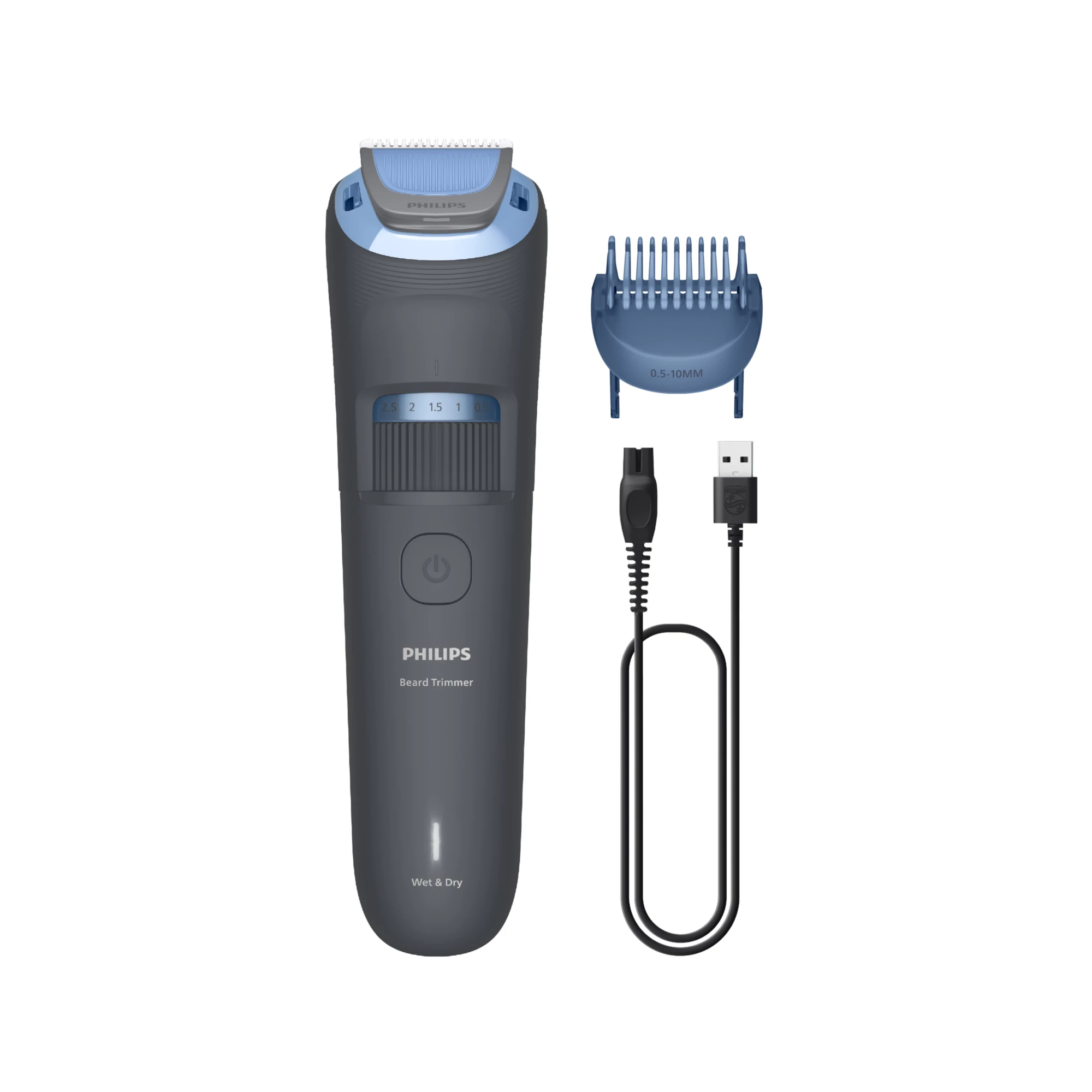 BEARDTRIMMER SERIES 3000 20 LUNGHEZ PHILIPS 0,5-10MM da ADDER